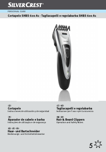 Manual SilverCrest IAN 68500 Aparador de barba