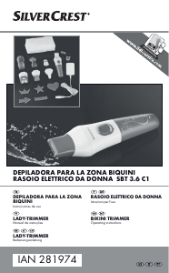 Manuale SilverCrest IAN 281974 Bikini trimmer