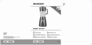 Priručnik SilverCrest IAN 103867 Blender
