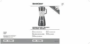 Manual de uso SilverCrest IAN 103867 Batidora