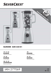 Brugsanvisning SilverCrest IAN 277069 Blender