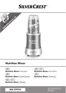 Manual SilverCrest IAN 279914 Blender