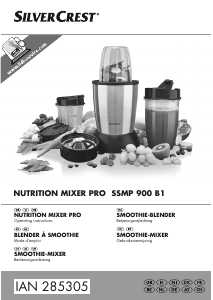 Brugsanvisning SilverCrest IAN 285305 Blender