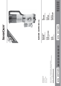 Handleiding SilverCrest IAN 287485 Blender