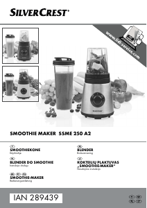 Bruksanvisning SilverCrest IAN 289439 Blender