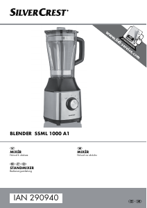 Návod SilverCrest IAN 290940 Mixér