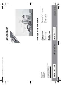 Használati útmutató SilverCrest IAN 292737 Turmixgép