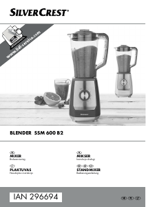 Bruksanvisning SilverCrest IAN 296694 Blender