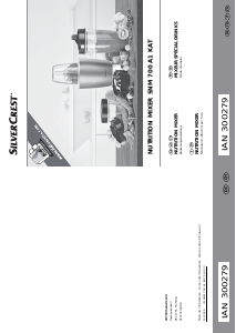 Manuale SilverCrest IAN 300279 Frullatore