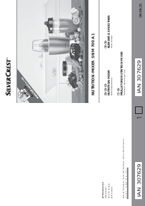 Manuale SilverCrest IAN 307629 Frullatore