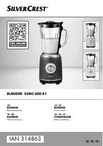 Brugsanvisning SilverCrest IAN 314863 Blender