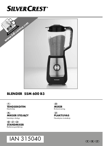Bruksanvisning SilverCrest IAN 315040 Blender