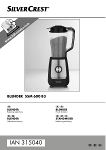 Brugsanvisning SilverCrest IAN 315040 Blender