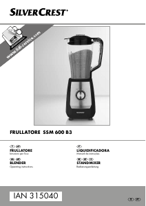 Manual SilverCrest IAN 315040 Liquidificadora