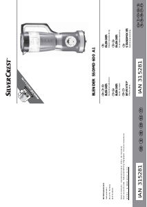 Brugsanvisning SilverCrest IAN 315281 Blender