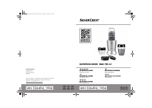 Handleiding SilverCrest IAN 326494 Blender