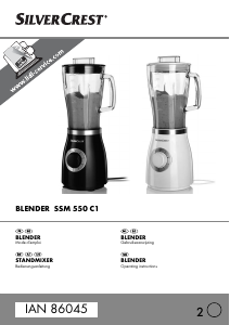 Handleiding SilverCrest IAN 86045 Blender