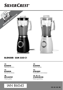 Priručnik SilverCrest IAN 86045 Blender