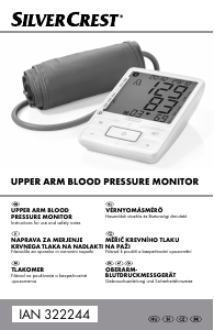 Használati útmutató SilverCrest IAN 322244 Vérnyomásmérő