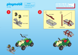 Manuale Playmobil set 4176 Adventure Quad per spedizione