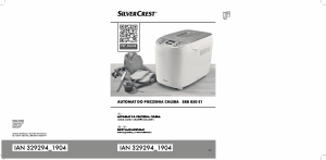 Instrukcja SilverCrest IAN 329294 Automat do chleba