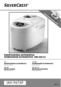 Manual de uso SilverCrest IAN 96769 Máquina de hacer pan