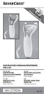 Mode d’emploi SilverCrest IAN 273036 Ponceuse de pieds