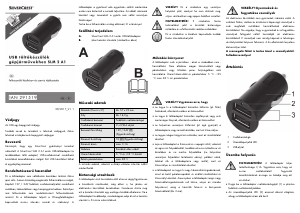 Priročnik SilverCrest IAN 291519 Avtomobilski polnilnik