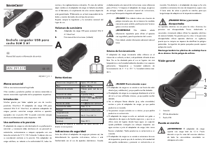 Manual de uso SilverCrest IAN 291519 Cargador de coche