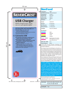 Instrukcja SilverCrest IAN 56971 Ładowarka samochodowa