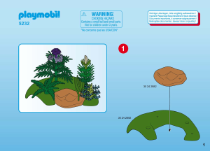 Manual Playmobil set 5232 Adventure Stegosaurus