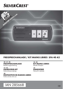 Manual de uso SilverCrest IAN 285668 Kit manos libres