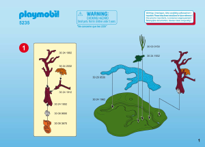 Bruksanvisning Playmobil set 5235 Adventure Dimetrodon