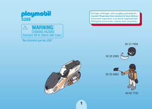 Bruksanvisning Playmobil set 5288 Adventure Spioncykel