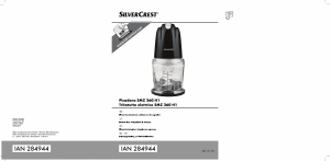 Manuale SilverCrest IAN 284944 Tritatutto