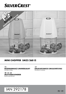 Instrukcja SilverCrest IAN 292178 Rozdrabniacz kuchenny