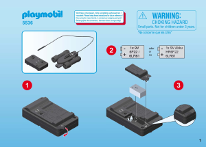 Manuale Playmobil set 5536 Accessories Motore subacquea RC