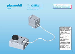 Manual de uso Playmobil set 5556 Accessories Motor eléctrico