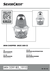 Brugsanvisning SilverCrest IAN 339185 Minihakker