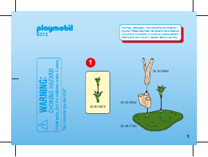 Handleiding Playmobil set 6313 Accessories Koalas met eucalyptusboom