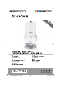 Manuale SilverCrest IAN 78282 Tritatutto