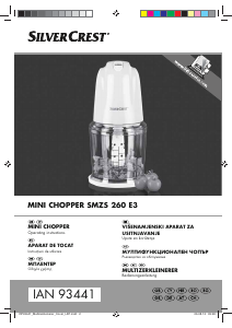 Manual SilverCrest IAN 93441 Aparat de maruntit