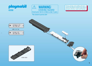 Mode d’emploi Playmobil set 6350 Accessories Cas de la batterie pour moteur submersible radiocommandé