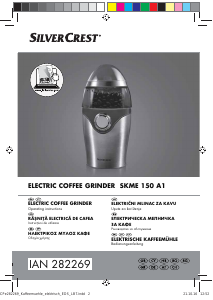 Manual SilverCrest IAN 282269 Râșniță de cafea