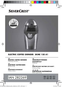 Bruksanvisning SilverCrest IAN 282269 Kaffekvarn