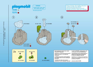 Instrukcja Playmobil set 7249 Accessories Wodospad