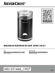 Manual de uso SilverCrest IAN 331446 Molinillo de café