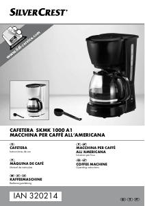 Manual SilverCrest IAN 320214 Máquina de café