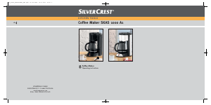 Manual SilverCrest IAN 57455 Coffee Machine