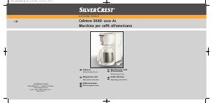 Manual SilverCrest IAN 67145 Máquina de café
